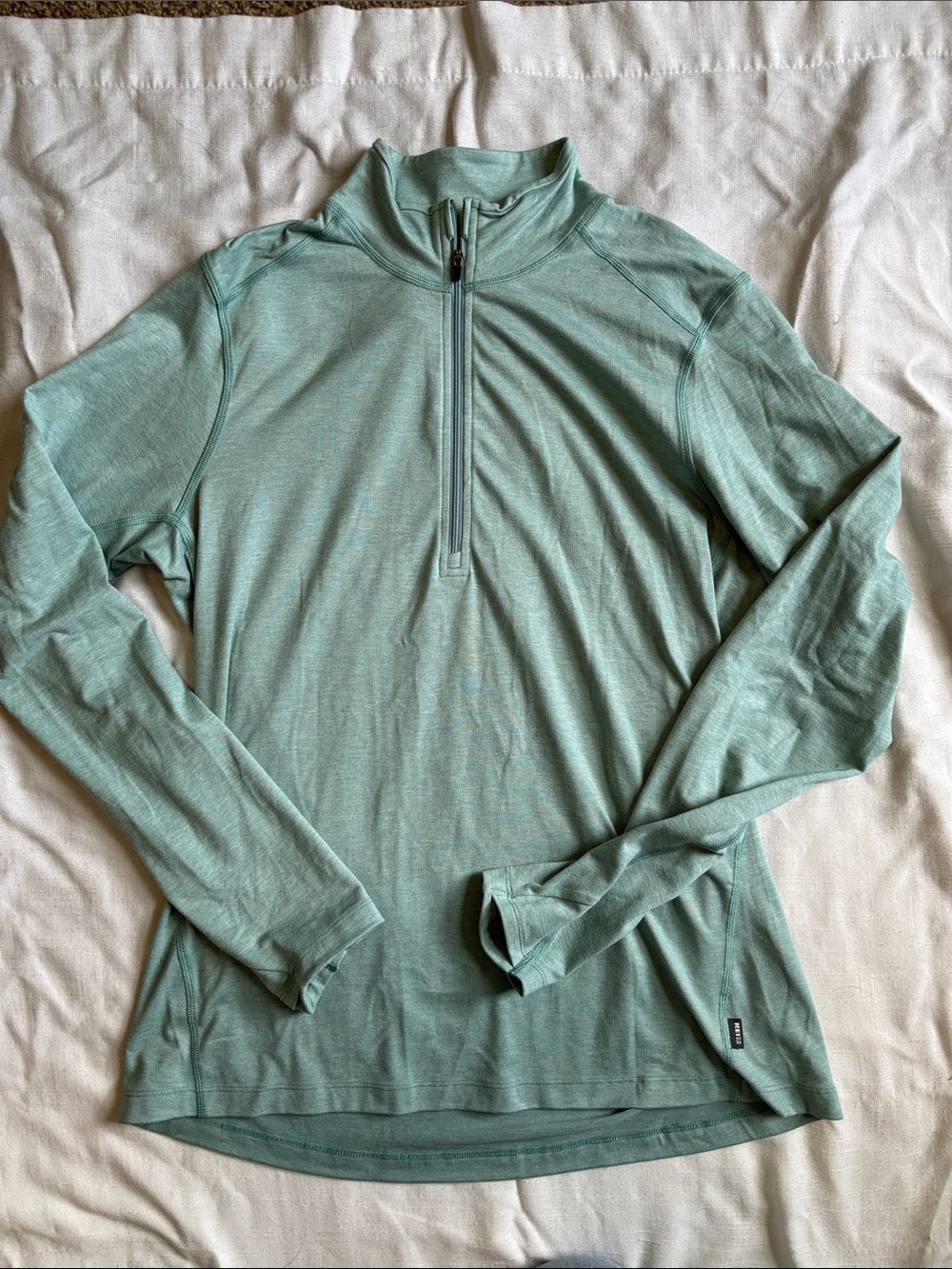 REI Co-op Sage Green Quarter-Zip Active Top